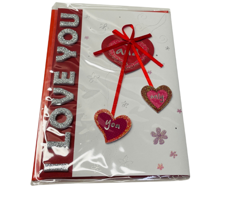 כרטיס ברכה "I Love You"