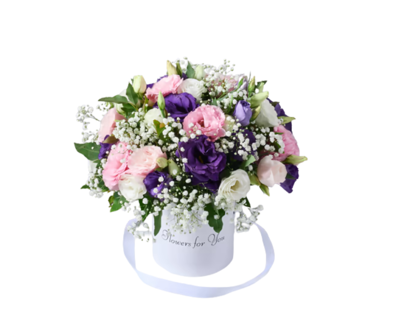 סידור ורוד סגול לבן