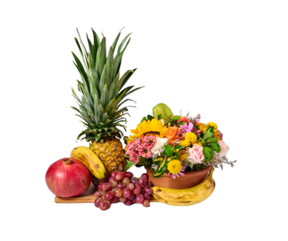 מארז פירות ופרחים יוקרתי