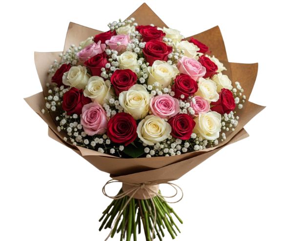 זר רומנטיקה משולבת