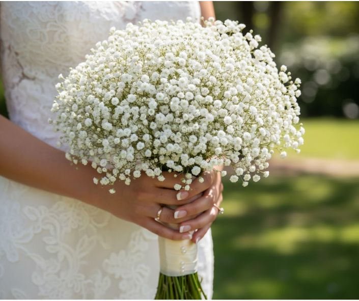 זר כלה גיבסניות